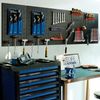 CCLIFE Lochwand Werkzeugwand Lochwand Metall Werkzeuglochwand Dreiteilig, 5 Stk, mit 43 Haken Bild 4