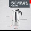 Gefu Emilio NA 4 Espressotassen 4 TZ Druckkaffeemaschine aus Stahl Bild 5