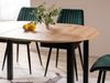 designimpex Esstisch Design GS-222 Eiche Artisan - Schwarz matt rund ausziehbar Bild 3