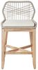 Garten-Barhocker 2er Set TALAMONE Akazienholz Heller Holzfarbton Bild 5