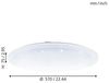 Eglo 98237 LED Deckenleuchte FRANIA-A mit Kristallen weiß Ø57cm H:7,5cm 2700K-6500K Bild 5