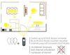 Eglo 98237 LED Deckenleuchte FRANIA-A mit Kristallen weiß Ø57cm H:7,5cm 2700K-6500K Bild 4