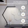 HOMCOM Tischleuchte mit 96 LEDs, Dimmbar, Farbwechsel, LED, anpassbare Helligkeit und Farbe, Schwarz Bild 5