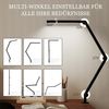 HOMCOM Tischleuchte mit 96 LEDs, Dimmbar, Farbwechsel, LED, anpassbare Helligkeit und Farbe, Schwarz Bild 4