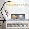 HOMCOM Tischleuchte mit 96 LEDs, Dimmbar, Farbwechsel, LED, anpassbare Helligkeit und Farbe, Schwarz Bild 3