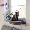Kerbl Katzenbett am Fenster 55x35x10 cm Grau Bild 2
