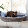 Kerbl Katzenbett am Fenster 55x35x10 cm Grau Bild 3