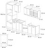 Küchenzeile R-Line Artisan Eiche/Anthrazit 300 cm mit Hochschrank, AP Anthrazit Vicco Bild 3