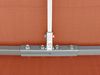 Rank Pavillon Set 3x3 m Metall Garten Partyzelt Terra - Rotorange RAL 2001 mit 2 Seitenteilen mit Fenster Bild 5