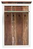 Wandgarderobe massivum Perth 80x120x25 cm recyceltes Holz weiß bunt Landhausstil Altholz Flurgarderobe Shabby-Chic Wandhaken Bild 5