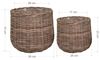colourliving Weidenkorb Pflanzkorb Set 2-tlg. – Blumenkorb Rattan Weidenkorb & geflochten (2 St), smarte Ordnung in dein Zuhause mit dem 2-teiligen Weidekorb-Set Bild 2