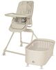 lionelo Hochstuhl MADDIE SET (Set), 3in1/360° Drehung/T25 Matratze/4 Rollen/5-Punkt-Gurt Bild 1