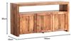 Rustikales Sideboard "Country" aus Mangoholz – Massiv, 160x85x45, Stauraumwunder für Wohnzimmer Bild 3