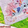 BERONAGE Tagesdecke Frozen Die Eiskönigin Decke Olaf Summer 130x170 cm Kuscheldecke, passend zur Bettwäsche, ideal für Sofa, Couch, Bett, Auto, Camping Bild 4