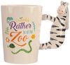 Puckator Tasse mit Griff in Zebraform, Keramik, Multi, Height 12cm Width 13. 5cm Depth 8. 5cm Bild 1