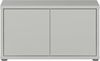 Forte Alice Springs Sitzbank 70 80, 2-türig, modern-minimalistisch, Holzwerkstoff, Flur/Schlafzimmer, Secret Grey, 74,5 cm breit x 41,5 cm hoch x 34,9 cm tief Bild 4