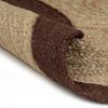 vidaXL Teppich Handgefertigt Jute mit Braunem Rand 90 cm Bild 3