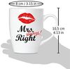 Mr. Right & Mrs. Always Right Tassen aus Keramik - Grußkarte und Geschenkpackung Bild 5