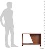 RICOO Couchtisch mit Stauraum 75 x 50 x 50 cm, Couchtisch Holz, Wohnzimmertisch für Couch Eiche Rustikal – WM091-ER, Tisch Wohnzimmer Tisch, Sofatisch, Coffee Table, Couchtisch klein Bild 5