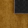 Paco Home Waschbarer Teppich Wohnzimmer Schlafzimmer Kurzflor rutschfest Flauschig Weich Moderne Einfarbige Muster, Grösse:100x200 cm, Farbe:Gelb Bild 5