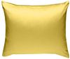 Bettwaesche-mit-Stil Mako-Satin / Baumwollsatin Bettwäsche uni / einfarbig gelb Kissenbezug 80x80 cm Bild 2
