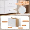 Sweetcrispy Kommode für Schlafzimmer, breite Schublade Kommode, 7 Stoffschubladen mit Griffen, Schrank, TV Stand für Schlafzimmer, Schrank, Wohnzimmer, Kinderzimmer Bild 5