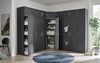 Mehrzweckschrank >MULTIRAUMKONZEP< in Graphit - 70x40x40cm (BxHxT) Bild 2