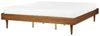 Bett mit LED TOUCY 180 x 200 cm LED Heller Holzfarbton Bild 4