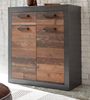 'Ward' Highboard Used Wood Shabby/ Matera grau Bild 2