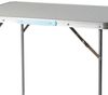 Campingtisch Klapptisch Outdoor klappbar Tragegriff Alu L70xB50xH59cm Bild 4