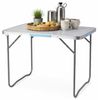 Campingtisch Klapptisch Outdoor klappbar Tragegriff Alu L70xB50xH59cm Bild 2