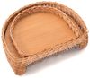 Hundebett Prince 64x43 cm, Weide geflochten, mit Kissen braun Bild 5