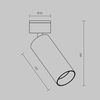 Maytoni Downlight Stark, Silber, 12 W, 900 lm, 16 cm (Höhe) v2 Bild 2