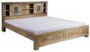Bett Mango 200x200x105 natur lackiert RAILWAY #143 Bild 1