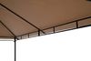 GRASEKAMP Qualität seit 1972 Pavillon Rimini Flex 3x3 m Taupe Party Zelt Antik Garten Bild 3