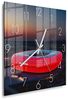 DEQORI Wanduhr 'Allianz Arena, München' (Glas Glasuhr modern Wand Uhr Design Küchenuhr) Bild 2