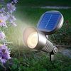 Solar Spotlight 2800K warmweiß Wand oder Bodenmontage, 102136 Bild 2