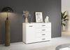 rauch Aditio Box, Kommode, 1-türig, 4 Schubladen, mit Softclose-Funktion, Farbe Weiß, BxHxT 120x81x42cm Bild 2