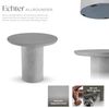 tectake Gartentisch Bakontisch Rund Talmi, für In- & Outdoor, wetterfest, 86,5x75,5cm (1-St, 1 tlg), Runder Gartentisch aus wetterfestem Magnesiumoxid Bild 5