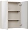 Lomadox Spiegelschrank BIBIONE-56 in kaschmir, 2-türig, 60 cm breit Bild 2