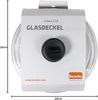 Berndes Gewölbter Glasdeckel mit Kunststoffknauf, Glas, Transparent, Ø 20 cm, 004420 Bild 3