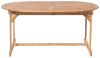 Gartentisch Set MAUI Akazienholz 160 220x100x74 cm Grau Bild 5