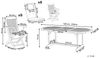 Gartentisch Set MAUI Akazienholz 160 220x100x74 cm Grau Bild 3