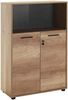 Stylish Oak Bookshelf, 72 x 110 x 34 cm | 100% Melamine Coated Particle Board, 16 mm Thick | Perfect for Modern Home & Office Decor Bild 3