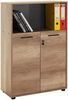 Stylish Oak Bookshelf, 72 x 110 x 34 cm | 100% Melamine Coated Particle Board, 16 mm Thick | Perfect for Modern Home & Office Decor Bild 2