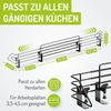 BOMI Herdschutzgitter Herdsicherung Mowi 64-110 cm zum Klemmen, Herd Gitter Schutz Ohne Bohren - Spülmaschinenfest - Rostfrei Bild 3