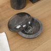 wohnfreuden Aufbewahrungsdose Marmor Dose 12 cm schwarz rund Bild 3