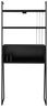 Schreibtisch Storfjord mit Leiterregal 184x80x40cm Schwarz [en. casa] Bild 5