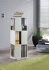 FMD Möbel - TOWER - Drehbares Regal mit 3 Ebenen - melaminharzbeschichtete Spanplatte - weiß - 34 x 108 x 34cm Bild 2