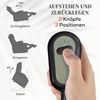 HOMCOM Massagesessel mit Liege-, Heiz- und Massagefunktion (Relaxsessel, 1-St, Fernsehsessel), mit Typ-C- und USB-Anschlüssen, Becherhalter, Dunkelgrau Bild 4